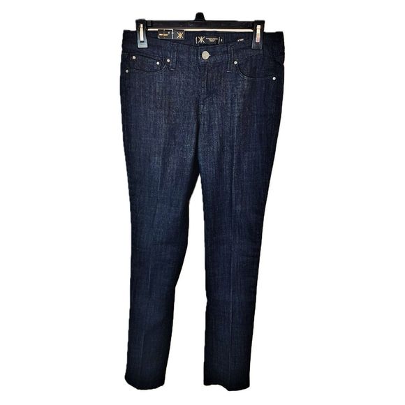 NWT Kim Kardashian Kollection Premium Denim Curvy Skinny Jeans Dark Wash Blue 6 - Picture 2 of 7